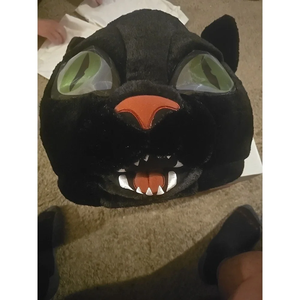 Dan Dee Big Greeter Head Black Cat Panther Halloween Mask Mascot Costume Head